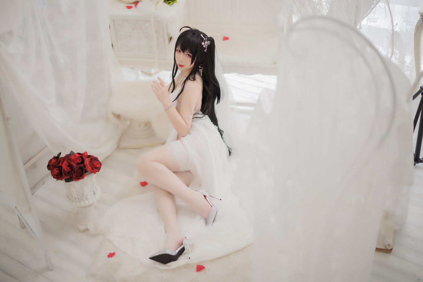 樱落酱 NO.023 大凤花嫁 [26P]插图8